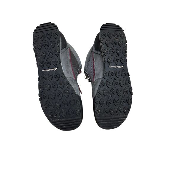 Eddie Bauer Women’s Hiking Boots Gray Burgundy Trail Boots Size 8 - Picture 5 of 6